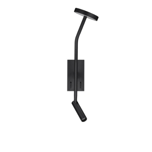 9540250 Aplica Logos 9W LED 487lm 3000K Negru - ALTI PRODUCATORI - Cod: 9540250