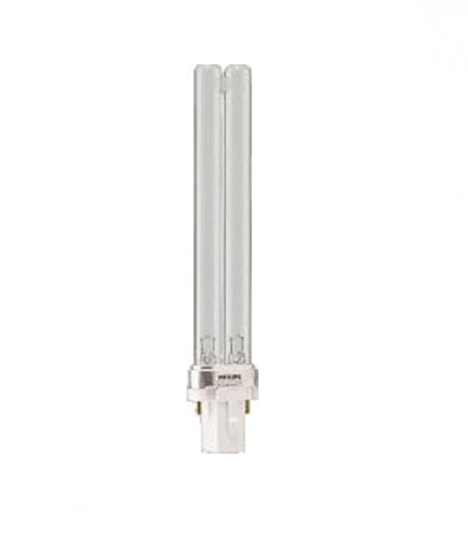Bec germicidal Philips TUV PL-S 9W 2P G23 UV-C pentru lampa sterilizare, purificare apa si aer - 927901704007 - 8711500618245 - 871150061824580