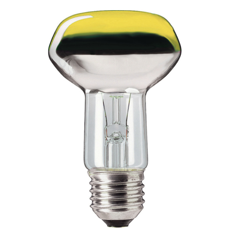 Bec incadescent cu reflector galben 40W E27 NR63 - 923345744217 - 8711500066428