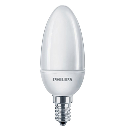Set 12 becuri economice 8W 827 dulie E27 forma B40 - 8727900897258