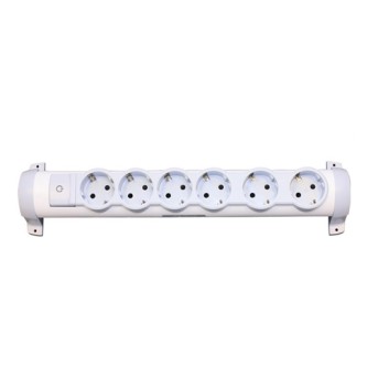 Bloc multipriza 6 prize 2P+T cu intrerupator, fixabil - 694639 - 3245066946399 Bloc multipriza 6 prize 2P+T cu intrerupator, fixabil - 694639 - 3245066946399