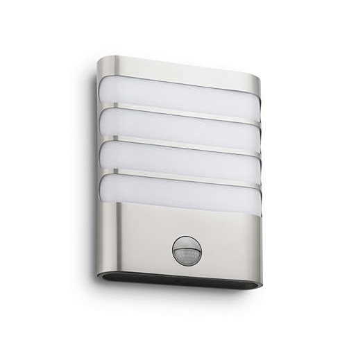 Aplica de exterior cu senzor Raccoon Inox - 915004308801 - 8718291479475