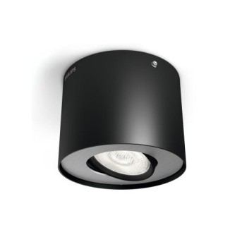 53300/30/16 Spot Phase 1xLED/4,5W 320lm Negru IP20 - 915004934901 - 8718696125175