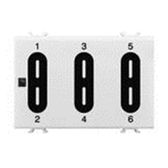 Touch button 6 canale 3 module - GW10741 - 8011564759114 Touch button 6 canale 3 module - GW10741 - 8011564759114