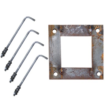 Set prezoane M20 si acc montaj fundatie pt PAD-11-12m - PAD11-PAD12 AC Set prezoane M20 si acc montaj fundatie pt PAD-11-12m - PAD11-PAD12 AC