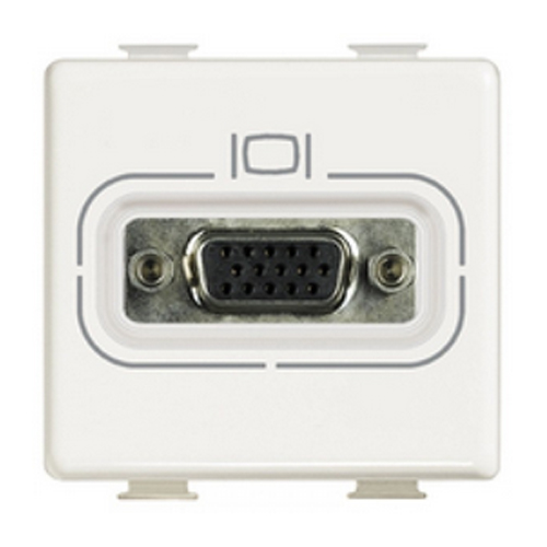 Priza video 2M HD15 alba - AM4282 - 8005543401682