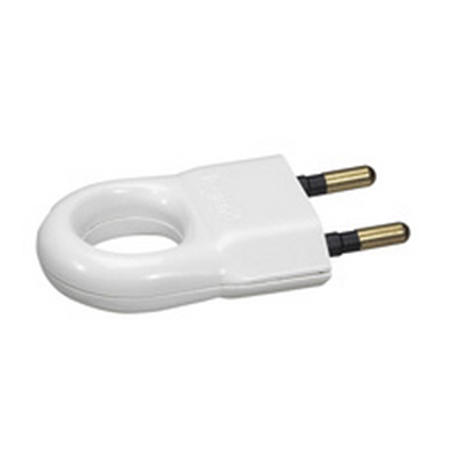 Stecher 2P 050162 cu inel de extragere, Alb - 050162 - 3245060501624