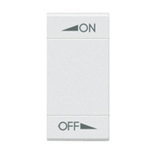 Capac tasta N4911AIN ON/OFF 1 modul alb - N4911AIN - 8005543418116