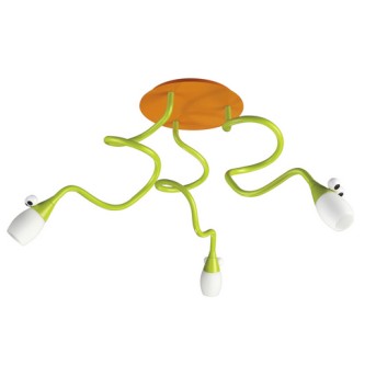 Aplica tavan / plafoniera Ki Snakey K 3xHAL/40W G9 Verde - 563035510 - 5412253975489 - 915001451701 Aplica tavan / plafoniera Ki Snakey K 3xHAL/40W G9 Verde - 563035510 - 5412253975489 - 915001451701