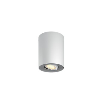Spot aplicat Philips HUE Pillar Alb cu bec LED GU10 - 915001808006 - 8718696159323