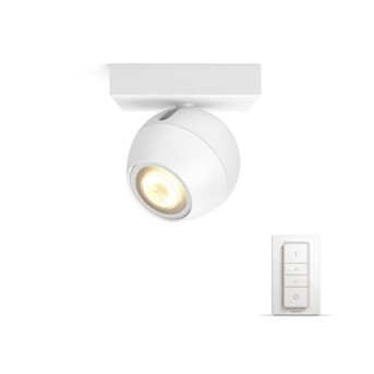 Spot aplicat Philips HUE Buckram Alb bec LED intrerupator dimabil inclus - 929003048601 - 8719514339224 - 871951433922400