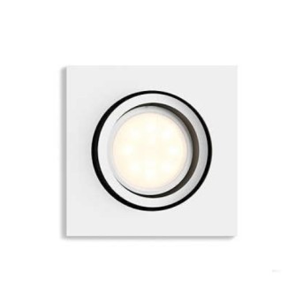 Spot LED Philips HUE patrat incastrat Milliskin Alb - 929003047301 - 8719514338609