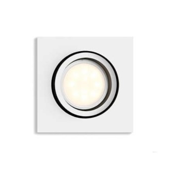 Spot LED Philips HUE patrat incastrat Milliskin Alb - 929003047301 - 8719514338609 - 871951433860900