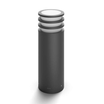 Lampa de gradina tip bollard HUE Lucca 1740293P0 806lm 2700K Antracit 40 cm - 915005561301 - 8718696166055