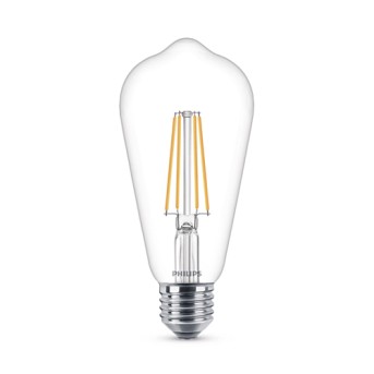 Bec LED cu filament forma ST64 7 60W 2700K 806lm dulie E27 - 929001387655 - 8718699763053 - 871869976305300