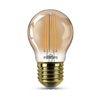 LED Classic Filament P45 Gold 3.5 15W 2000K 136lm E27 15.000h - 929002224201 - 8718699676117 LED Classic Filament P45 Gold 3.5 15W 2000K 136lm E27 15.000h - 929002224201 - 8718699676117