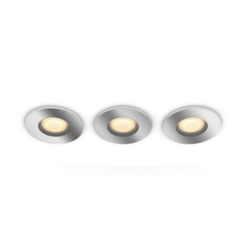 HUE Set 3 Spot incastrat Adore LED 350lm BT Ambiance GU10 Crom IP44 - 929003055901 - 8719514340817 - 871951434081700