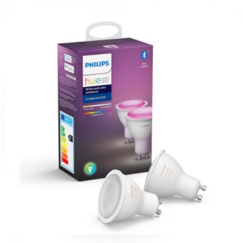 HUE Set Bec 2 x 5W LED RGB GU10 BT (2 becuri) - 929001953112 - 8719514340084 - 871951434008400 HUE Set Bec 2 x 5W LED RGB GU10 BT (2 becuri) - 929001953112 - 8719514340084 - 871951434008400
