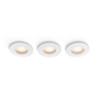 HUE Set 3 Spot incastrat Adore LED 350lm BT Ambiance GU10 Alb IP44 - 929004611501 - 8721103073020 - 872110307302000