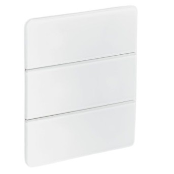 Dynalite PA6BSE-WX-X Masca Frontala Corona (Plastic) 6 Butoane Vertical White - PA6BSE-WX-X - 8718696889800 - 871869688980000