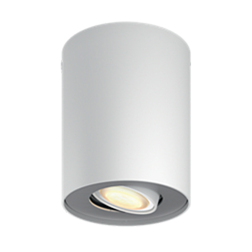 Spot aplicat Philips HUE Pillar Alb bec LED intrerupator dimabil - 929003046701 - 8719514338487 - 871951433848700