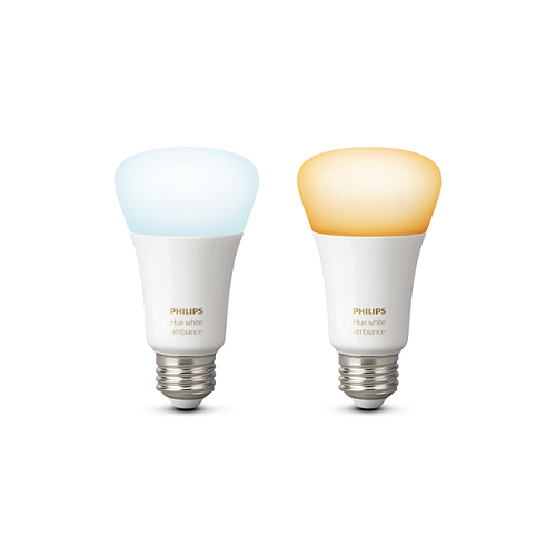 Set 2 Becuri Philips HUE Ambiance A19 6W 806lm 2200-6500K E27 - 929002489802 - 8719514328242 - 871951432824200