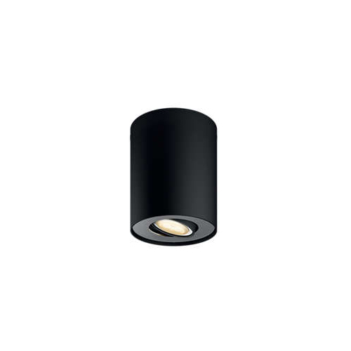Spot aplicat Philips HUE Pillar Negru cu bec LED GU10 - 929003046901 - 8719514338524 - 871951433852400