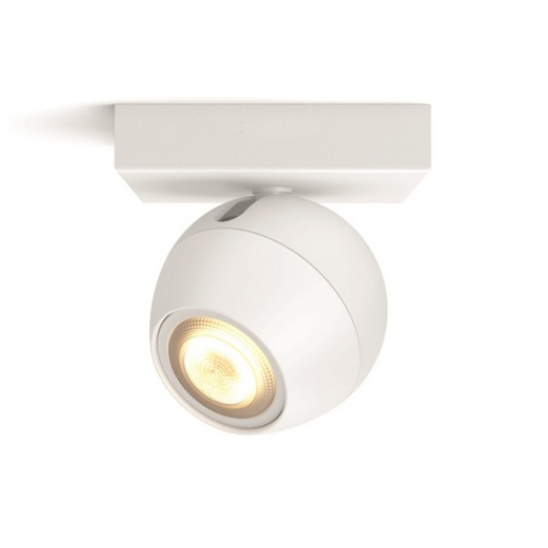 Spot LED Philips HUE aplicat Buckram Alb - 929003048401 - 8719514339187 - 871951433918700