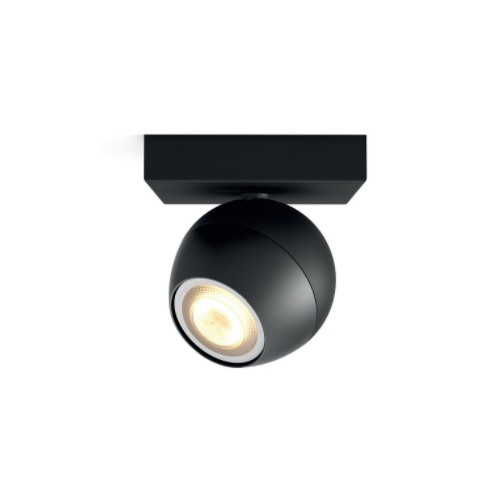 Spot aplicat Philips HUE Buckram Negru bec LED - 929003048501 - 8719514339200 - 871951433920000