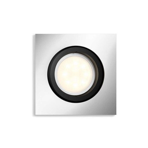 Spot LED Philips HUE patrat incastrat Milliskin Aluminiu - 929003047201 - 8719514338586 - 871951433858600