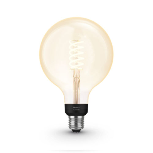 Bec HUE Vintage cu filament G125 7W 550lm 2100K dulie E27 Bluetooth - 929003052101 - 8719514343023 - 871951434302300