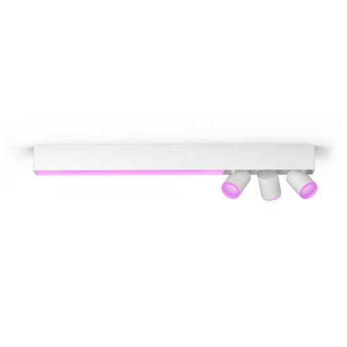 HUE Spot Centris 3 x LED RGB GU10 si 1 x LED RGB 3700lm BT Alb - 929003808701 - 8720169318496 - 872016931849600