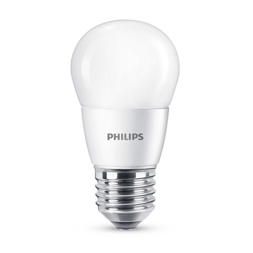 Bec LED Philips lustra P48 FR 7 60W 2700K 806lm E27 15.000h - 929002979055 - 8719514309661