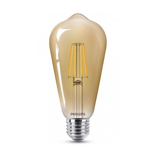 Bec LED cu forma ST64 Gold 7 40W 1800K 470lm E27 15.000h - 929003627601 - 8720169191235 - 872016919123500