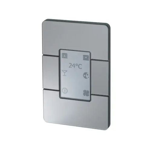 Dynalite PA6BPE-NM-X Panou de control Antumbra Flare (Metal) Vertical 6 butoane Noir/Magnesium - 913703035709 - 8718696889503 - 871869688950300
