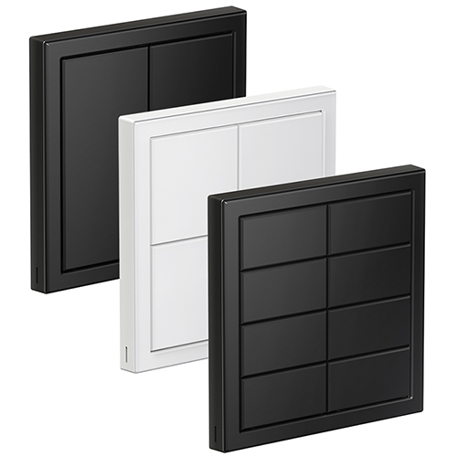 Dynalite PDR8XXE-WWW-S Revolution Panel European 8 button White/White/White - PDR8XXE-WWW-S - 8718696892183 - 871869689218300