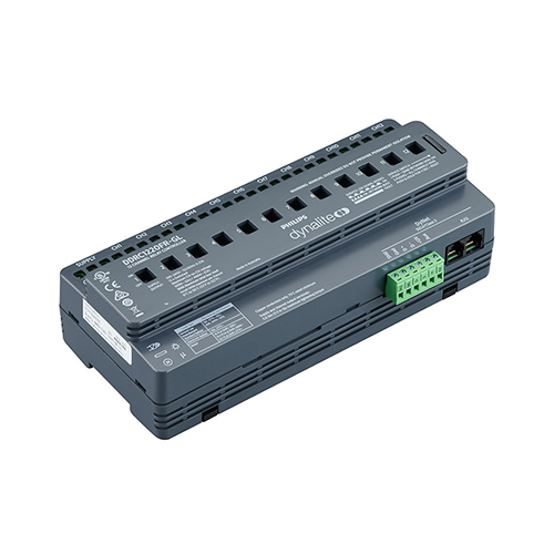 Dynalite DDRC1220FR-GL 12 channel controller supports switched loads of up to 20 A per channel - 913703243009 - 8718696887950 - 871869688795000