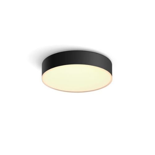 HUE 4115830P6 Kit Plafoniera Enrave S 9.6W LED 950lm Ambiance BT (1 Hue Enrave + dimmer) Negru - 915005996501 - 8718696176429