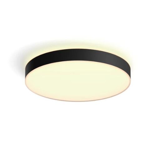 HUE 4116130P6 Plafoniera Enrave XL 48W LED 6100lm Ambiance BT (1 Hue Enrave + dimmer)Negru - 915005997101 - 8718696176481