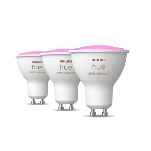HUE Set Bec 3 x 4.2W LED RGB GU10 BT - 929003666503 - 8720169229877 - 872016922987700