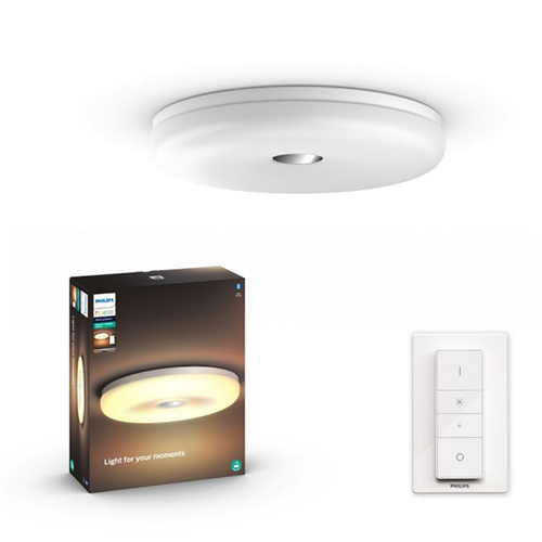 Plafoniera/Aplica tavan Philips HUE Struana Alb bec LED si intrerupator dimabil inclus - 929003056901 - 8719514341012 - 871951434101200