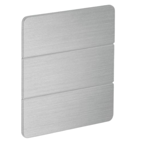 Dynalite PA6BSE-AX-X Masca Frontala Flare (Metal) 6 butoane Vertical Finisaj Aluminium - PA6BSE-AX-X - 8718696890127 - 871869689012700