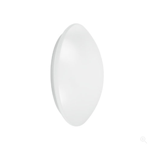 Plafoniera alba rotunda 400mm 24W LED 1920lm 4000K 40cm IP44 LDVP - 4058075618046