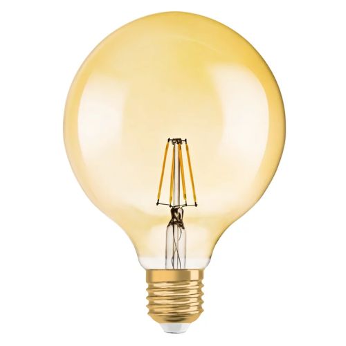 BEL LED Classic Filament G125 Gold 6.5 52W 720lm 2400K E27 LDV - 4058075809406