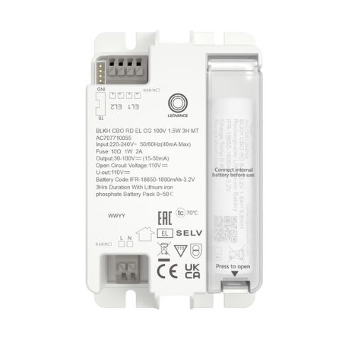 BLKH Combo RD Kit emergenta EL CG LiFePO4 100V 1.5W 3h Mentinut/Nementinut LDV - 4099854481055