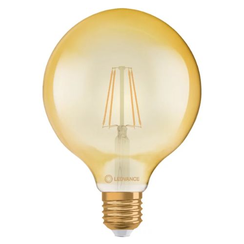 BEL LED Classic Filament G80 Gold Dim 7 50W 650lm 2400K E27 LDV - 4099854570186