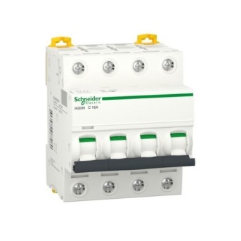 Disjunctor tetrapolar A9K24416 16A C 6KA 4 module - A9K24416 - 3606480087080