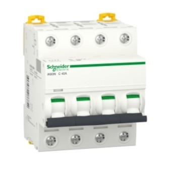 Disjunctor tetrapolar A9K24440 40A C 6KA 4 module - A9K24440 - 3606480086854