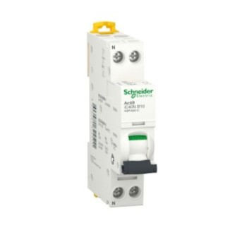 A9P44610 Disjunctor 1P+N 10A B 10KA 1M - A9P44610 - 3606481324511 A9P44610 Disjunctor 1P+N 10A B 10KA 1M - A9P44610 - 3606481324511