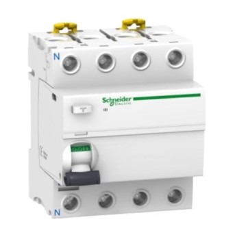 A9R21463 Intrerupator diferential RCCB 4P 63A 10KA 30mA A 4M - A9R21463 - 3606480374760